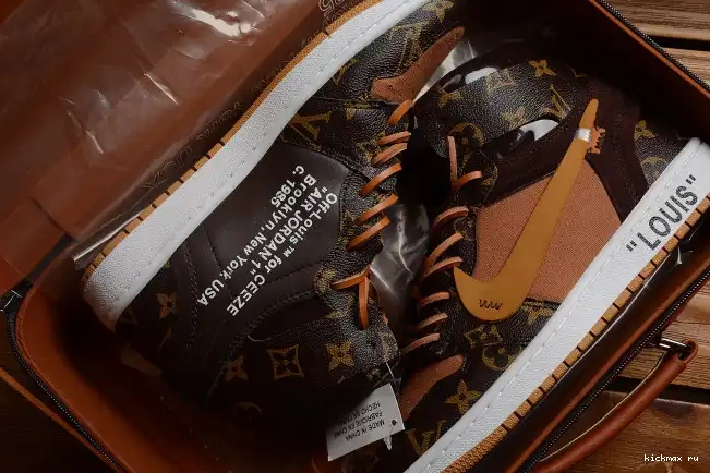 Cheap Kickmax AQ0818-158 x OW Air Jordan AJ1 Off-Louis 1 0414